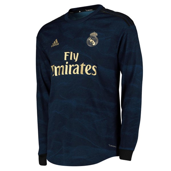 Camiseta Real Madrid 2ª Kit ML 2019 2020 Azul